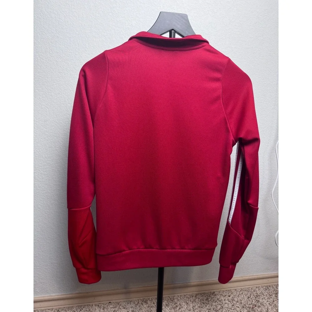 Adidas FC Dallas MLS Soccer Track Jacket Red White AEROREADY Mens Small